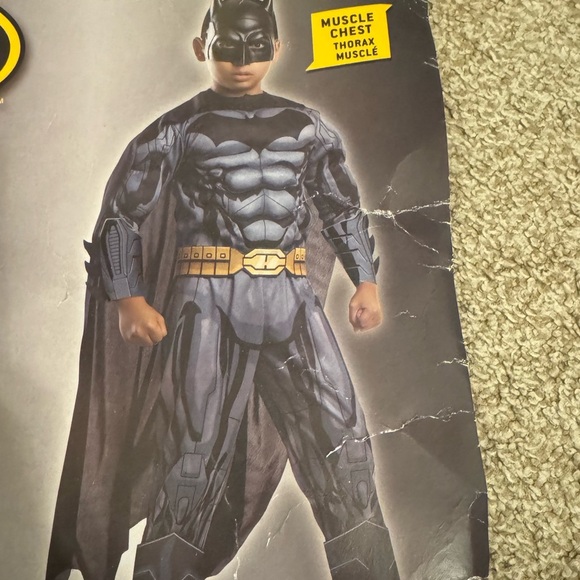 Batman Kids Costume sz 4-6 small - Picture 1 of 5